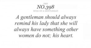 Hard to find a gentleman these days