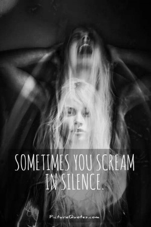 download this Sad Quotes Silence Suffering Scream picture
