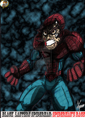 Black Lantern Spiderman by Kenyokedon on deviantART
