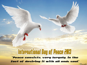 International day of peace 2013