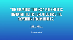 ... the first line of defense: the prevention of burn injuries