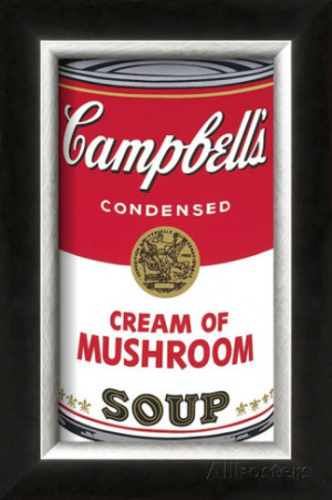Campbell's Soup I: Cream of Mushroom, c.1968 Framed Art Print