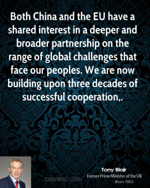 Both China and the EU have a shared interest in a deeper and broader ...