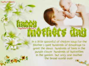 In a little spoonful of chicken soup for the Mother's spirit hundreds ...