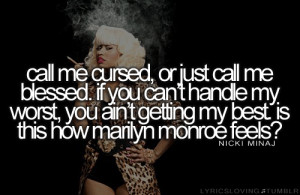 ... Nicki, Monroe Nicki Minaj, Quotes Quotes Quotes, Music Lyrics, Lyrics
