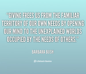 giving frees us giving back picture quote