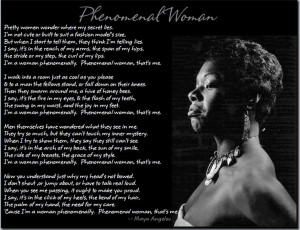 Phenomenal Woman - Maya Angelou