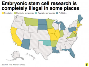 ... stem-cell research within their borders — no matter who's paying for
