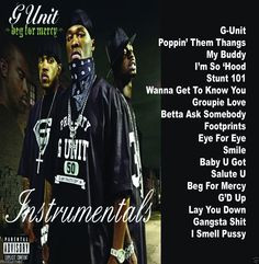 50 Cent G-Unit - Beg For Mercy Instrumentals Series Compilation ...