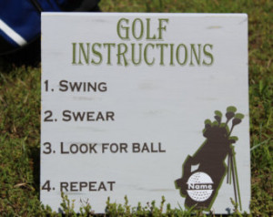 golf decor golf sayings golf vinyl gold decals fathers day gift golf ...