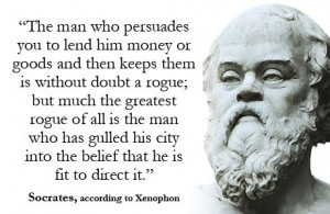 As one recent commentator has put it, Plato, the idealist, offers 