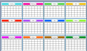 ... planning with this free printable 2012 calendar from Raising Oranges