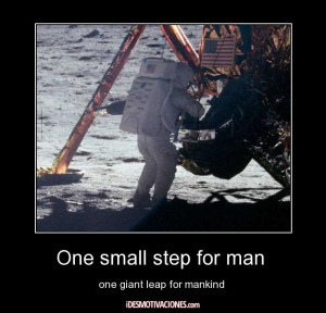 Neil Armstrong Quote One Small Step for Man