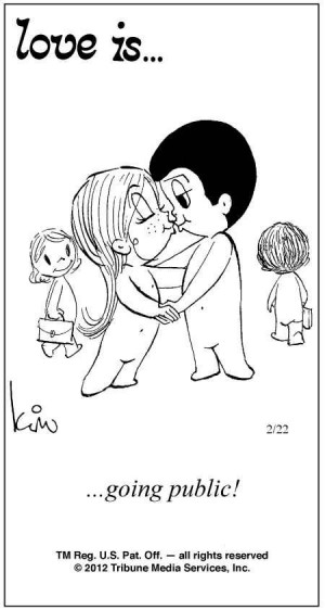 love is kim casali | Love Is ... Comic Strip by Kim Casali (February ...