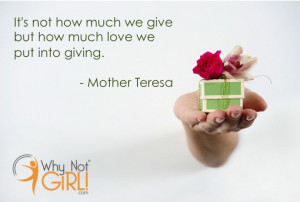 but how much love we put into giving mother teresa quote on giving