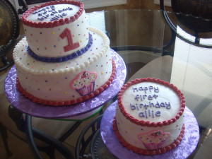... Sweet Treats Allie Cupcake Themed First Birthday Cake wallpaper