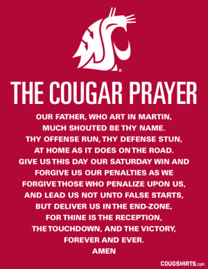 The Cougar Prayer
