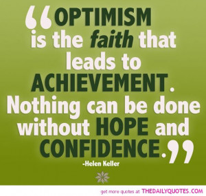 Quotes About Optimism by Famous People