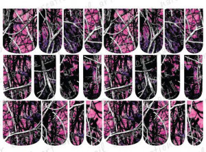 24 MUDDY GIRL CAMOUFLAGE Inspired Camo Full by RLRCreationsNailArt, $5 ...