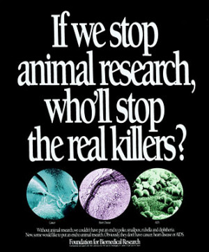 talking about animal-based research, and the importance of healthy ...