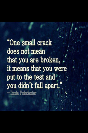 Not broken ... Just bent.