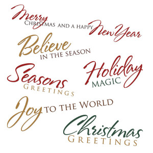 Types of Christmas Greeting Card Sayings