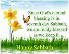 Happy Sabbath! Things Christians Sabbath, Sabbath Quotes, Sabbath Rest ...