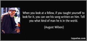 When you look at a fellow, if you taught yourself to look for it, you ...