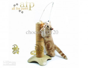Combo cat toys, cat scratch column / funny cat stick /All for paws ...