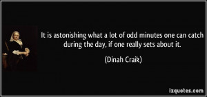 It is astonishing what a lot of odd minutes one can catch during the ...