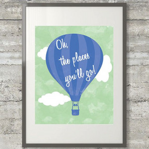 Oh The Places You'll Go Printable Dr. Suess by PrintsAndPrintables, $5 ...