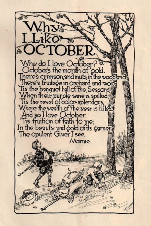 Why I like October....AND ALL THE GREAT PEOPLE WERE BORN IN OCTOBER ...