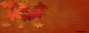 Fall Leaves, Fall Facebook Cover