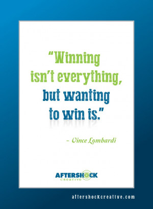 Vince Lombardi #quotes #winning