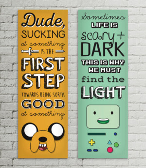 Adventure Time Quote Posters Jake & BMO