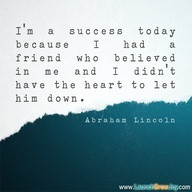 Great quote from Abraham Lincoln aww _