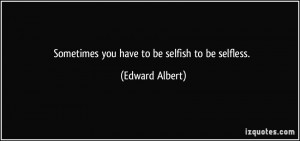 Selfish quote #2