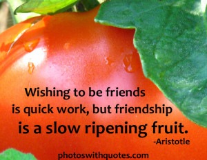 Friendship Quote Wishing Friends Quick Work But