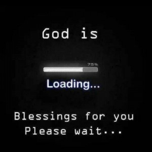 Your blessing...