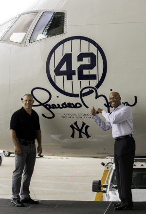 ... Delta Dedicates Plane to Mariano Rivera in Honor of His Final Season