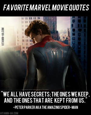 Marvel Super Hero Movie Quotes