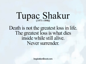 Loss Quotes – Tupac Shakur