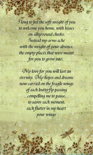 butterfly memorial poem