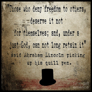 Said Abraham Lincoln Painting