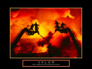 Firefighter Valor Print Art