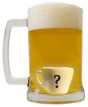Coffee Beer question mark 32Cup