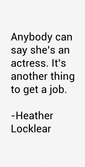 Heather Locklear Quotes amp Sayings