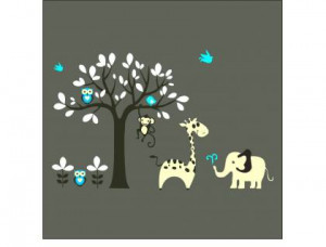 Products Animals Tree With Jungle Animals 4