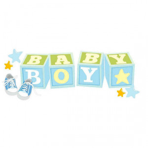 Baby Boy Scrapbook Stickers