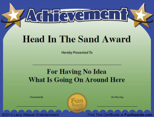 Sample Funny Employee Certificates: 101 in All PLUS 7 Award Templates!